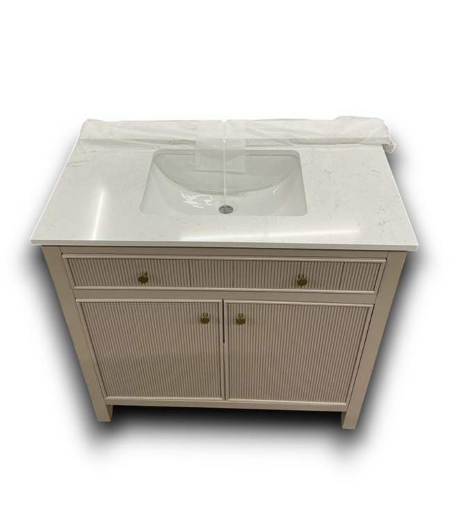 54806 Griege Bathroom Vanity With Sink Top 36"