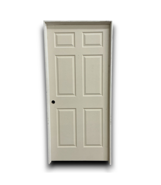 54809 32 X 80 Prehung 6 Panel Raised Interior Door