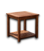 54810 Fir Wood Side Table