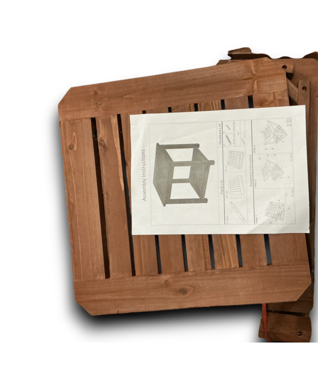 54810 Fir Wood Side Table