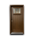 54812 36 X 80 Prehung Brown Craftsman Exterior Door
