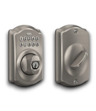 54815 Satin Nickel Electronic Deadbolt Lock