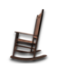 54821 Wooden Rocking Chair