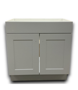 Bud's Warehouse 54824 Cloud Grey Bathroom Vanity Base 30"