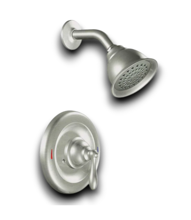 Bud's Warehouse 54830 Brushed Nickel Round Shower Faucet