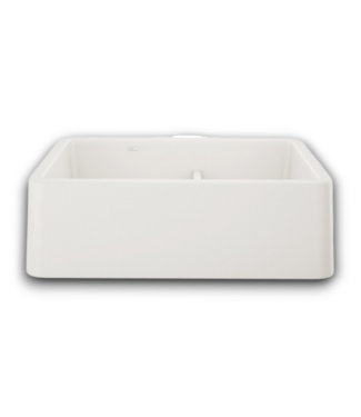 Bud's Warehouse 54831 Ikon Farmhouse Apron Front Granite Double Offset Bowl Kitchen Sink