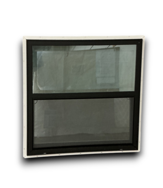 54837 Black/white Vertical Slider Window 36" X 36"