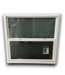 54837 Black/white Vertical Slider Window 36" X 36"