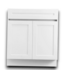 Bud's Warehouse 54841 Ready To Assemble White Sink Base 36"