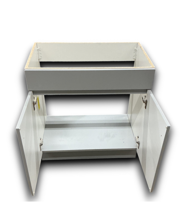 Bud's Warehouse 54824 Cloud Grey Bathroom Vanity Base 30"