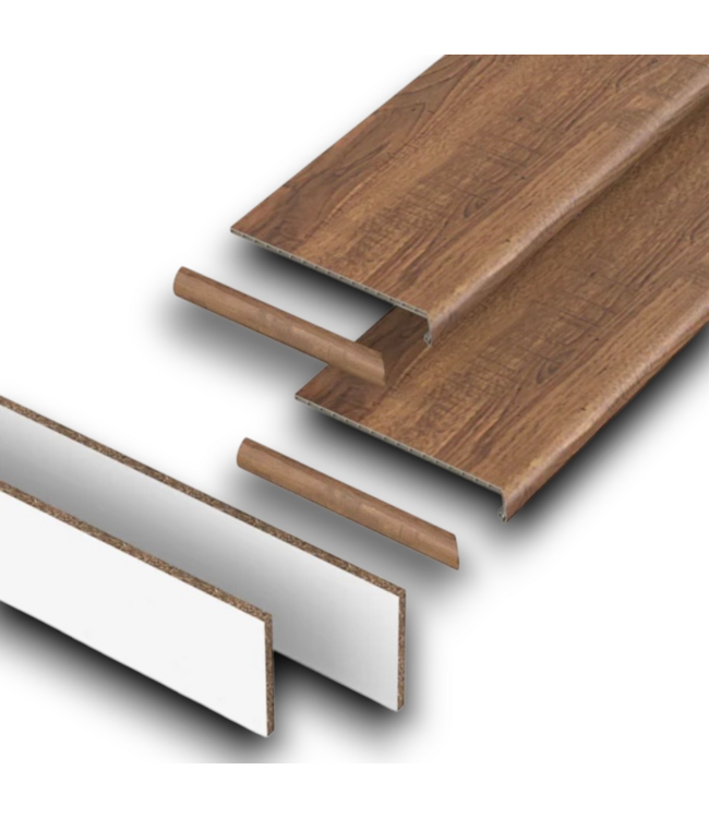 Bud's Warehouse 54860 Staircraft Homan Vinyl Bullnose Stair Tread 2 Pack - 8 Boxes
