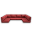 Bud's Warehouse 54870 14 Pcs Wine Red Waterproof Outdoor Replacement Cushions
