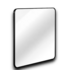 54873 Black Aluminum Framed Mirror 36" X 36"