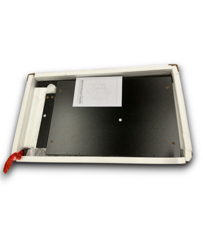 Bud's Warehouse 54851 Eclipse 30" Black Ready To Assemble Bathroom Vanity With Acrylic Top