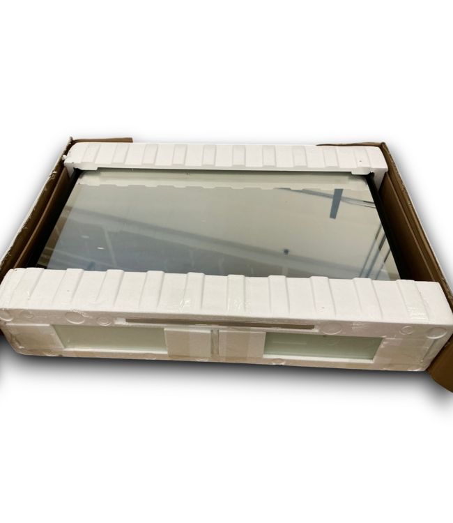 Bud's Warehouse 54868 Verdera Surface/recessed Mount Matte Black Mirrored Medicine Cabinet