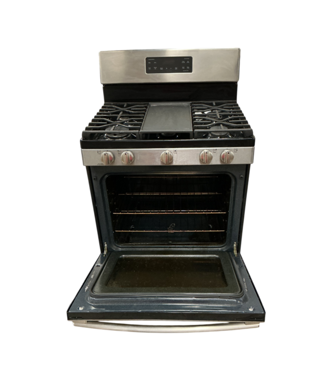 Bud's Warehouse 54894 Black & Stainless Steel Gas Range 30"