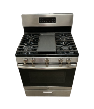 Bud's Warehouse 54894 Black & Stainless Steel Gas Range 30"