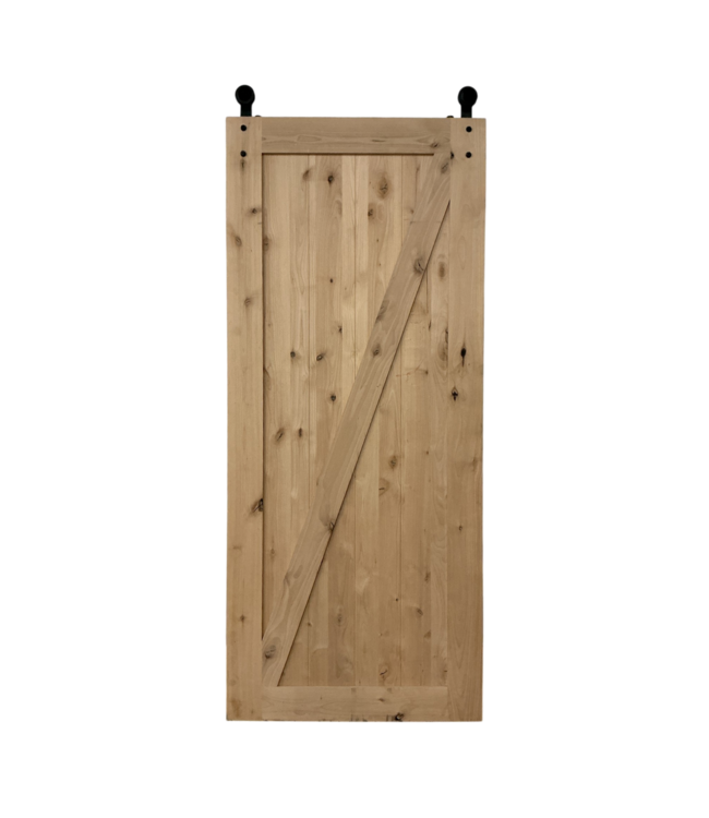 Bud's Warehouse 54895 Knotty Alder Unfinished Barn Door 30" X 84"