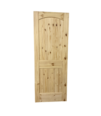Bud's Warehouse 54897 Knotty Pine Hollow Interior Door 29.625" X 80"