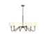 Bud's Warehouse 54902 Matte Black 6-light Chandelier