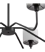 Bud's Warehouse 54902 Matte Black 6-light Chandelier