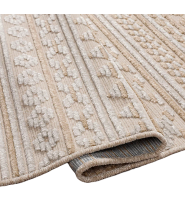 54875 Loomed Tan Area Rug 8' X 10"