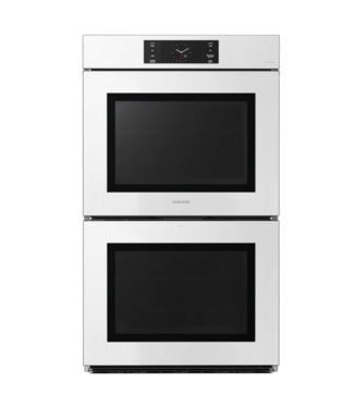 Bud's Warehouse 54877 Bespoke 30" Double Electric Wall Oven With Air Fry White Glass
