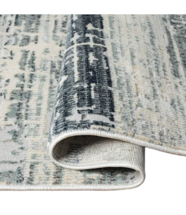 Bud's Warehouse 54879 Blues & Beige Area Rug 8' X 10'