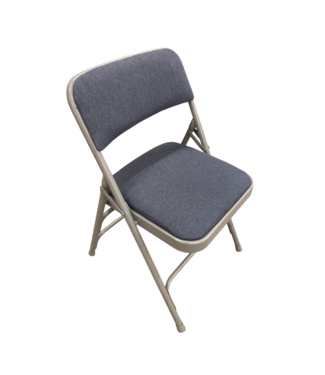 Bud's Warehouse 54880 Hercules Series Navy Folding Chair 300 Lb. Capacity