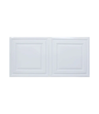 Bud's Warehouse 54882 Economy White Pvc Drop Ceiling Tile 50 Pack 400 Sq. Ft.