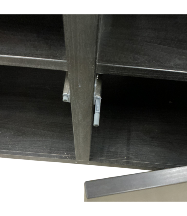 Bud's Warehouse 54889 Ebony Drawer Chest & Tv Stand Set Of 2 Pcs.