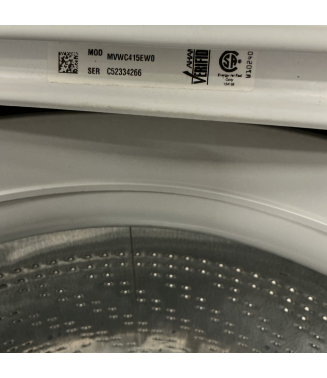Bud's Warehouse 54891 White Top Load Washer 27"w