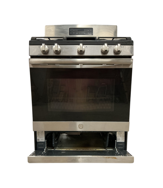 Bud's Warehouse 54894 Black & Stainless Steel Gas Range 30"