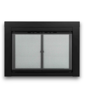 Bud's Warehouse 54905 Pleasant Hearth Alpine Black Cabinet Style Fireplace Doors