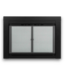 Bud's Warehouse 54905 Pleasant Hearth Alpine Black Cabinet Style Fireplace Doors