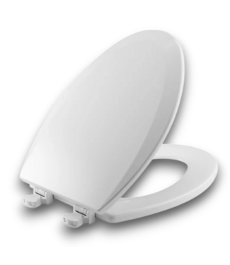 Bud's Warehouse 54906 Cotton White Elongated Toilet Seat