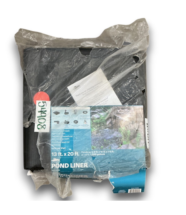 Bud's Warehouse 54908 Water Garden Pond Liner 13' X 20'