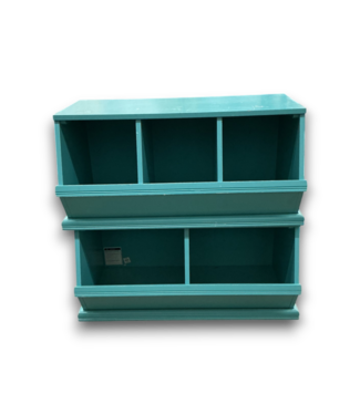 Bud's Warehouse 54915 Teal Shelving Unit