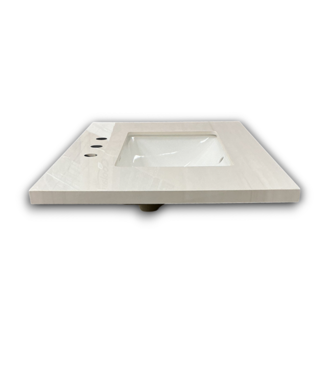 Bud's Warehouse 54936 White Sink With Ceramic Stone Top 31"
