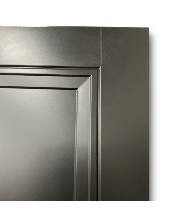 54938 32 X 80 Midnight Black 3 Panel Interior Door