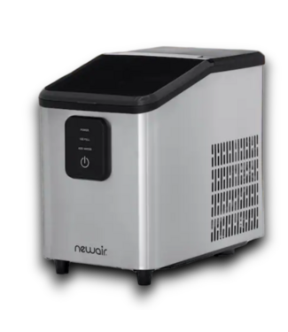 Bud's Warehouse 54941 Stainless Steel 26 Lbs. Portable Countertop Mini Ice Maker Machine