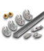54950 4 Ft Sliding Bypass Closet Door Hardware Kit