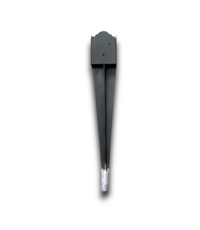 Bud's Warehouse 54954 Black Fence Post Anchor Ground Spike 4-pk