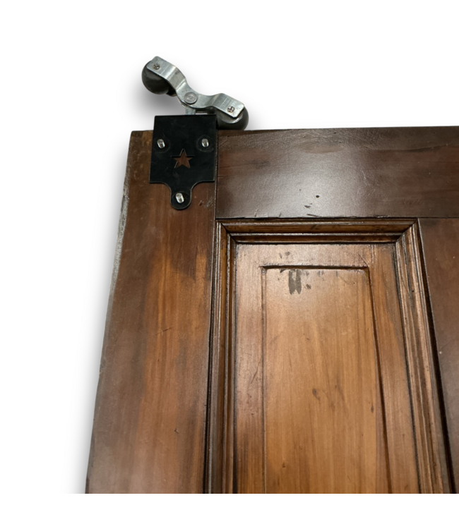54956 94 X 48 Solid Wood 6 Panel Barn Door
