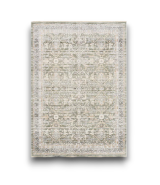 Bud's Warehouse 54982 8 X 10 Green Rectangular Floral Area Rug