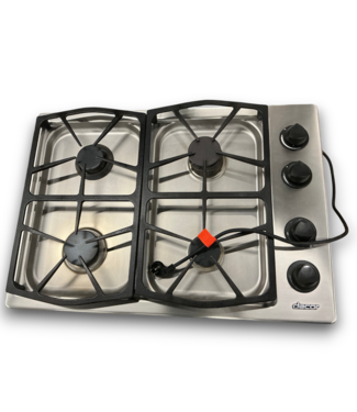 Bud's Warehouse 54981 Stainless Steel 30" Gas Cooktop With 4 Sealed Burners
