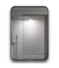 54984 24 X 36 Black Frame Mirror