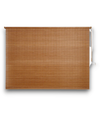 Bud's Warehouse 54985 Natural Bamboo Beech Cordless Indoor/outdoor Roller Shade