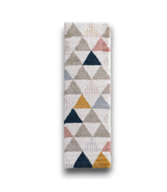 Bud's Warehouse 54957 2’ X 7’ Geometric Modern Walk Path Area Rug