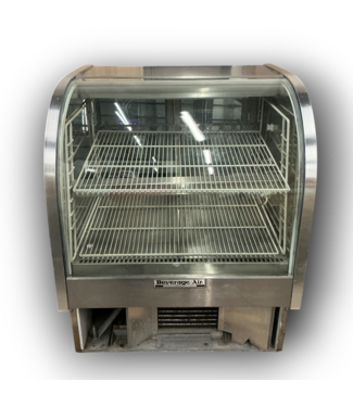 Bud's Warehouse 54994 Curved Glass Refrigerator Display Case